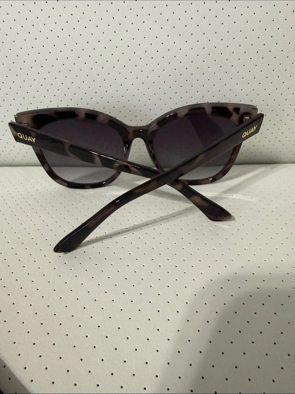 Quay Australia Smoke Tortoise Oversized Sunglasses